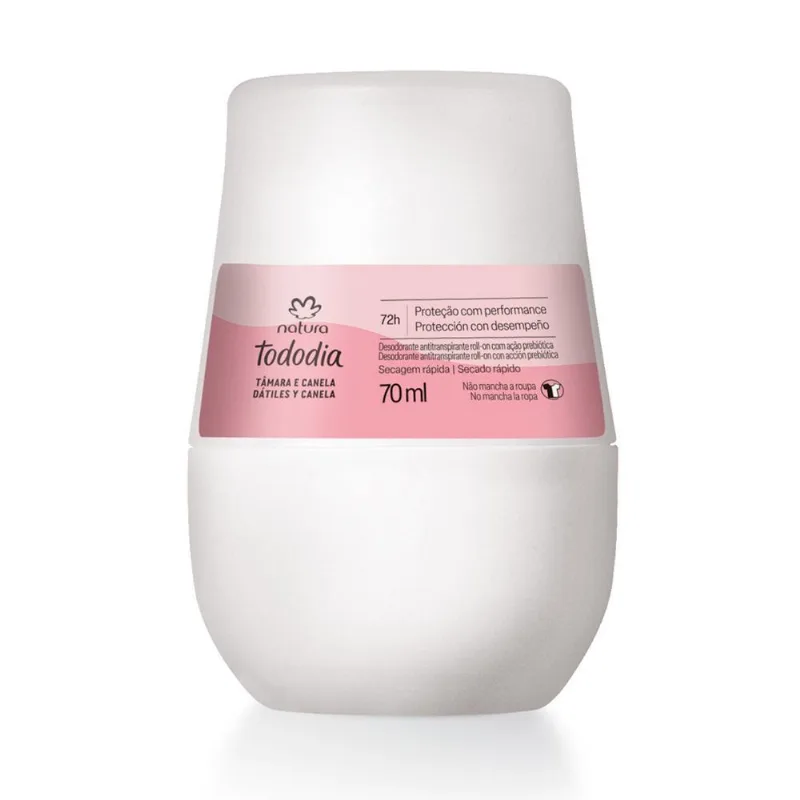 Natura Desodorante Tododia Roll-On Tâmara E Canela - 70Ml