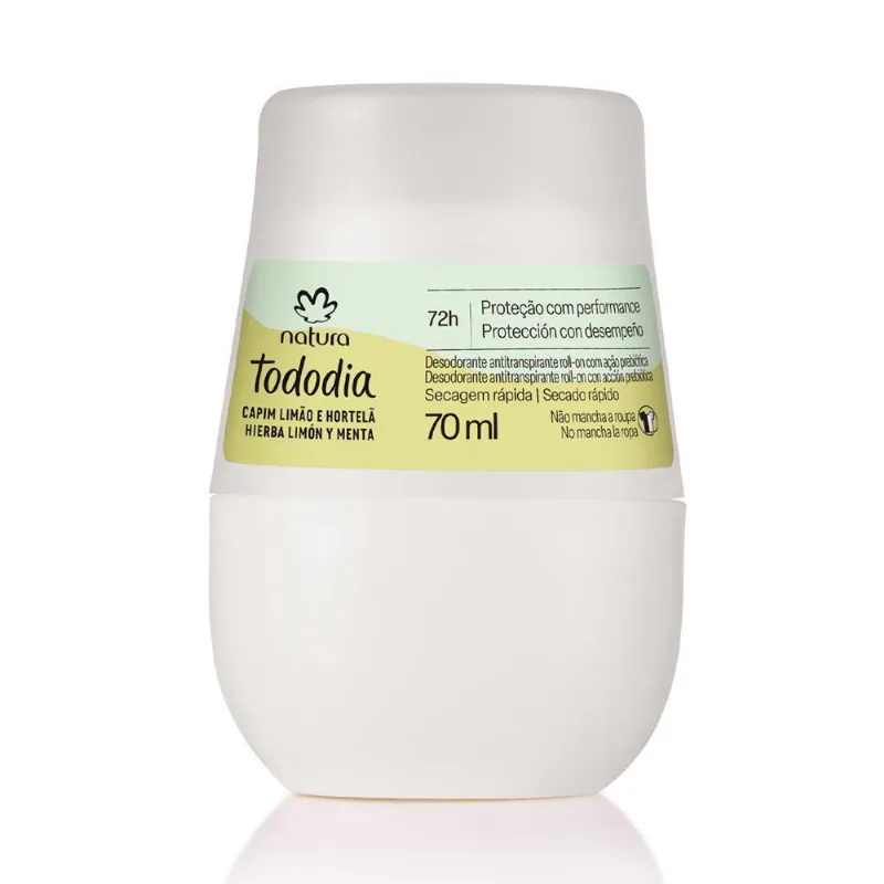 Natura Desodorante Roll-On Capim Limão E Hortelã- 70Ml