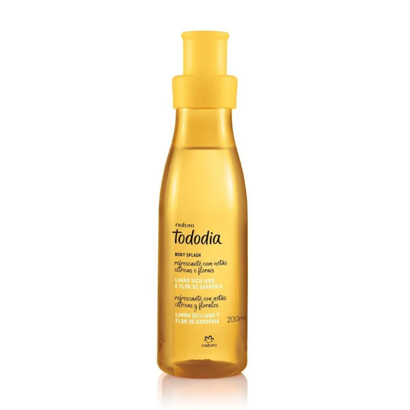Body Splash Natura Tododia Limão Siciliano E Flor Gardênia
