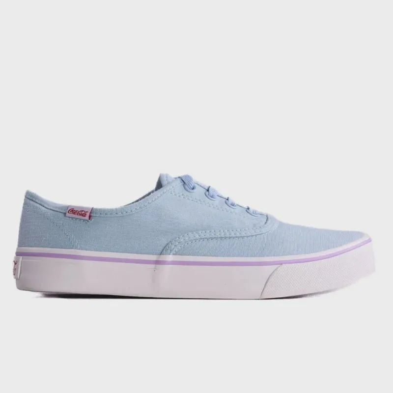 Tênis Coca-Cola Kick Cool Feminino Azul Lilás - Coca Cola