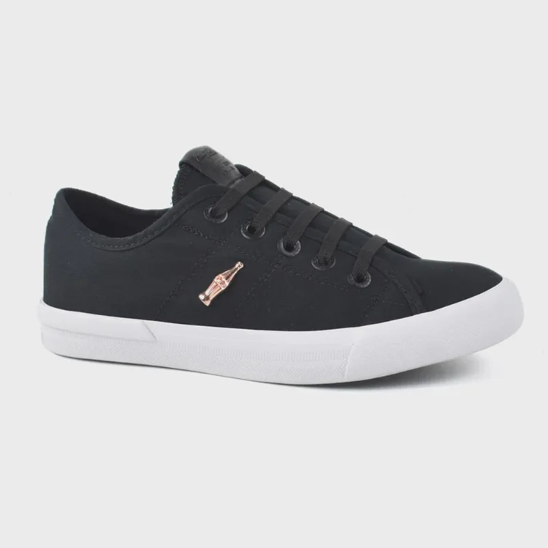 Tênis Coca-Cola Miami Slip Feminino Preto