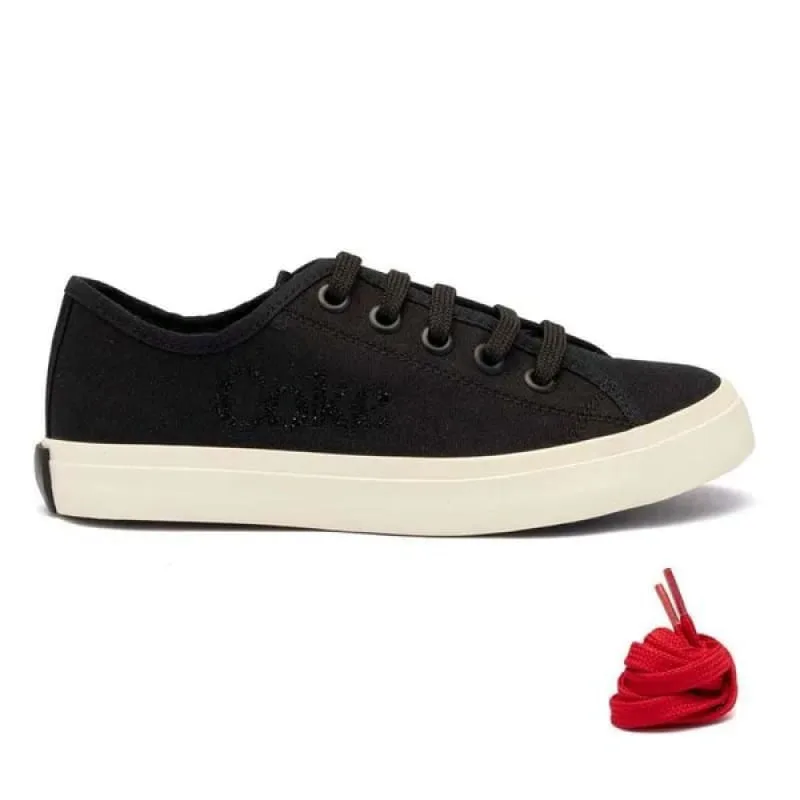 Tênis Coca-Cola Original Stream Glow Casual Preto Feminino 39 - COCA COLA - Moda