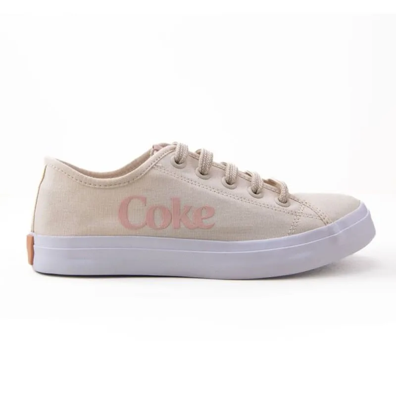 Tênis Coca-Cola Casual Newpoart Canvas Feminino Rosa Claro 39 - Coca Cola - Moda
