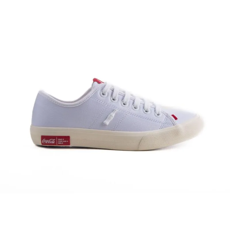 Tênis Coca-Cola Original Casual Miami Eco Branco Feminino 40 - Coca Cola - Moda