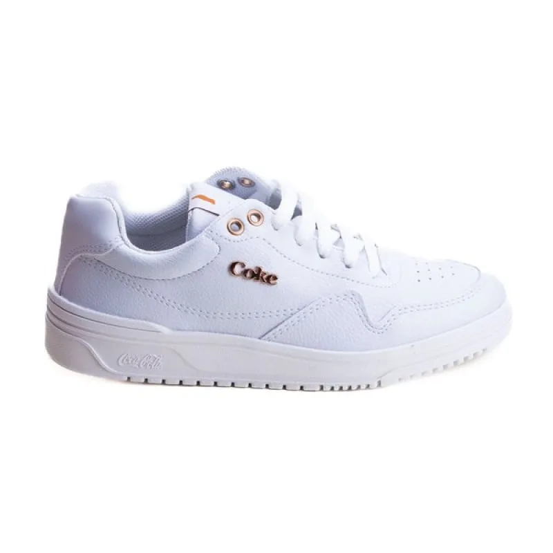 Tênis Coca Cola Hope Town Feminino Branco Branco - 39 - Coca Cola - Moda