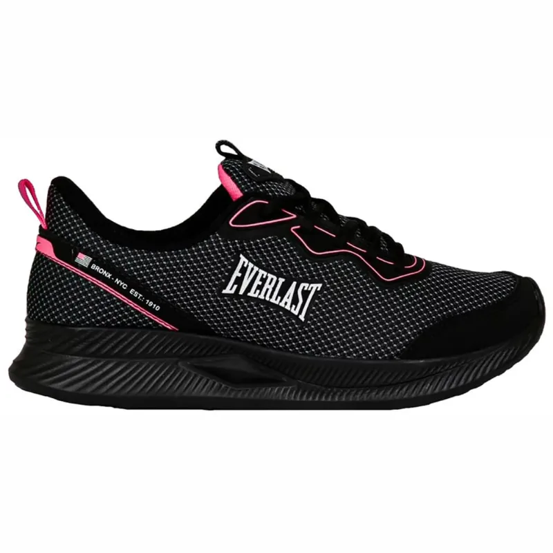 Tênis Everlast Float Feminino Preto Rosa