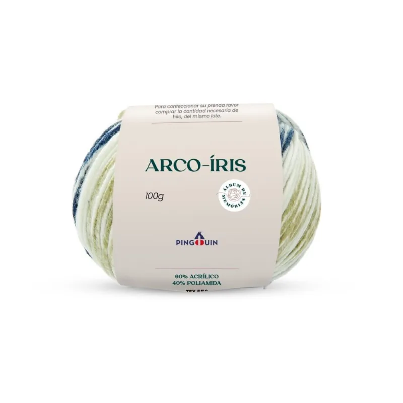 Linha Inv Arco-iris 60%acr 40%poliamida 100g Padrao 9239