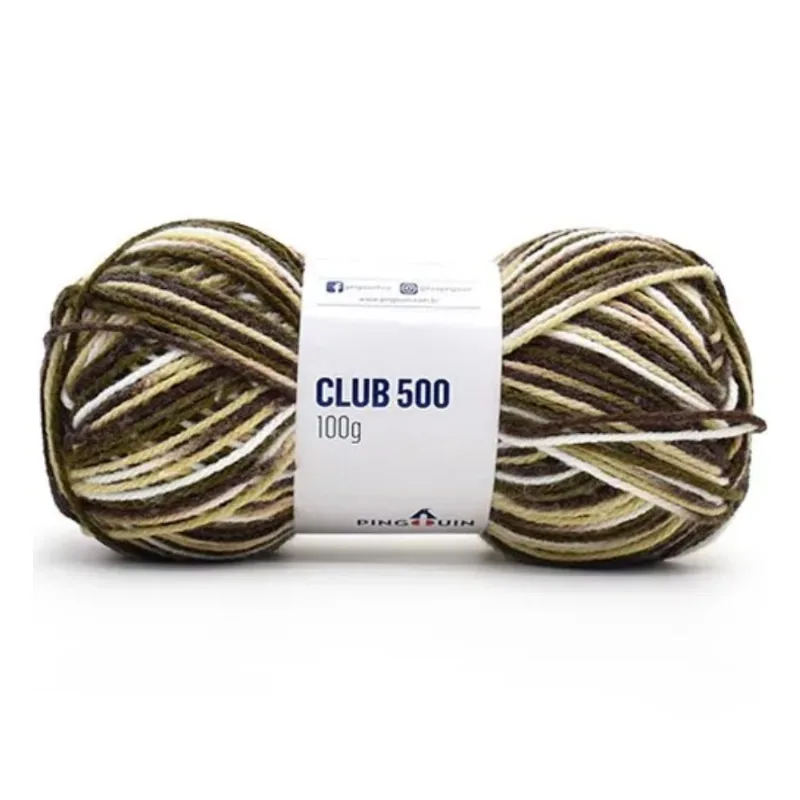 Linha Pingouin Club 500 100gr Chocomilk