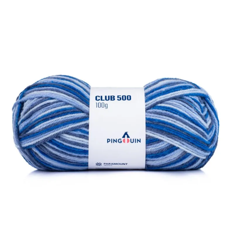Linha Pingouin Club 500 100gr Ocean Mix