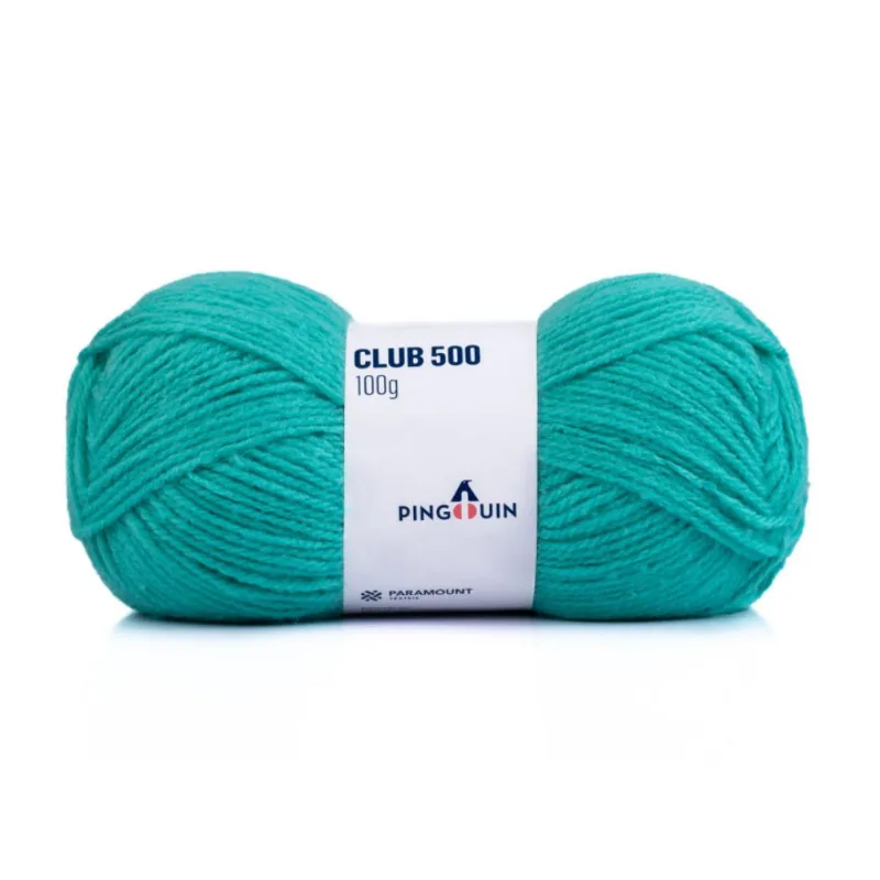 Linha Pingouin Club 500 100gr Acqua