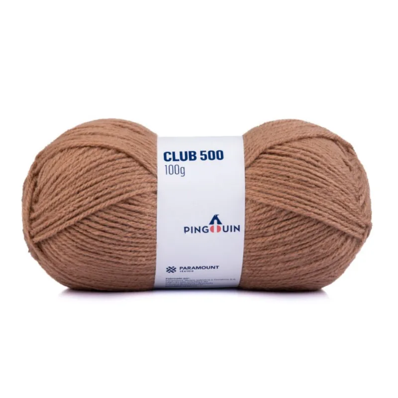 Linha Pingouin Club 500 100gr Bege