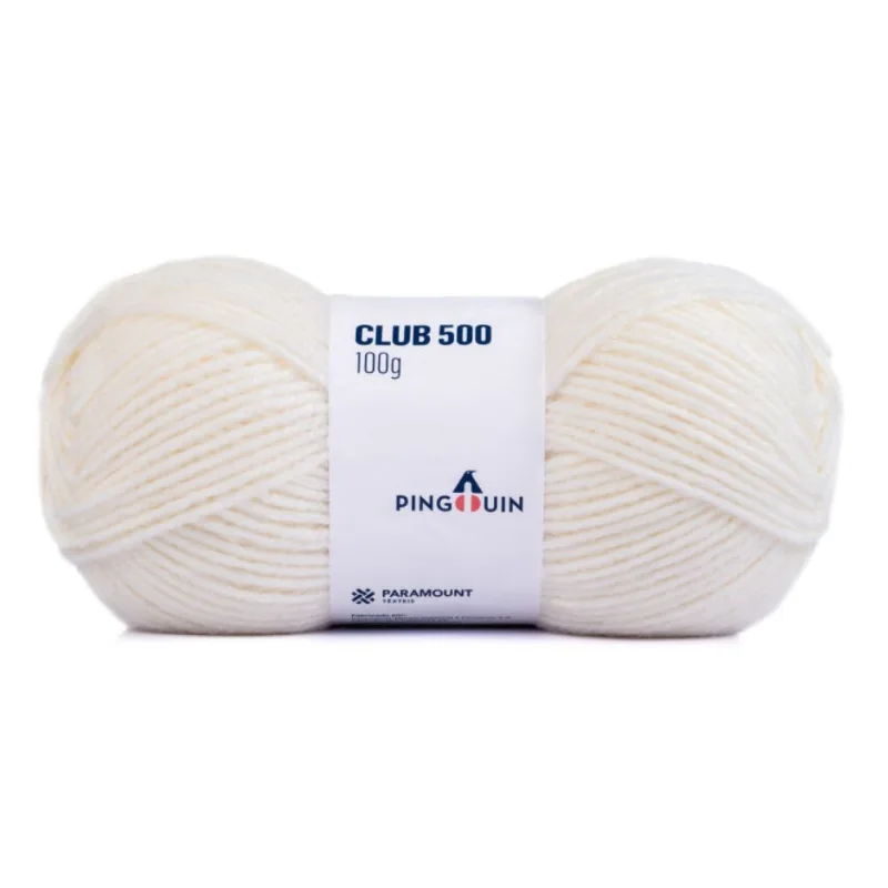 Linha Pingouin Club 500 100gr Cru