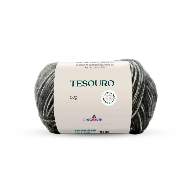 Linha Inv Tesouro 62%poliester 27%liocel 50g Rutilo 9224