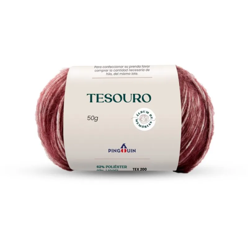 Linha Inv Tesouro 62%poliester 27%liocel 50g Jasper 9223