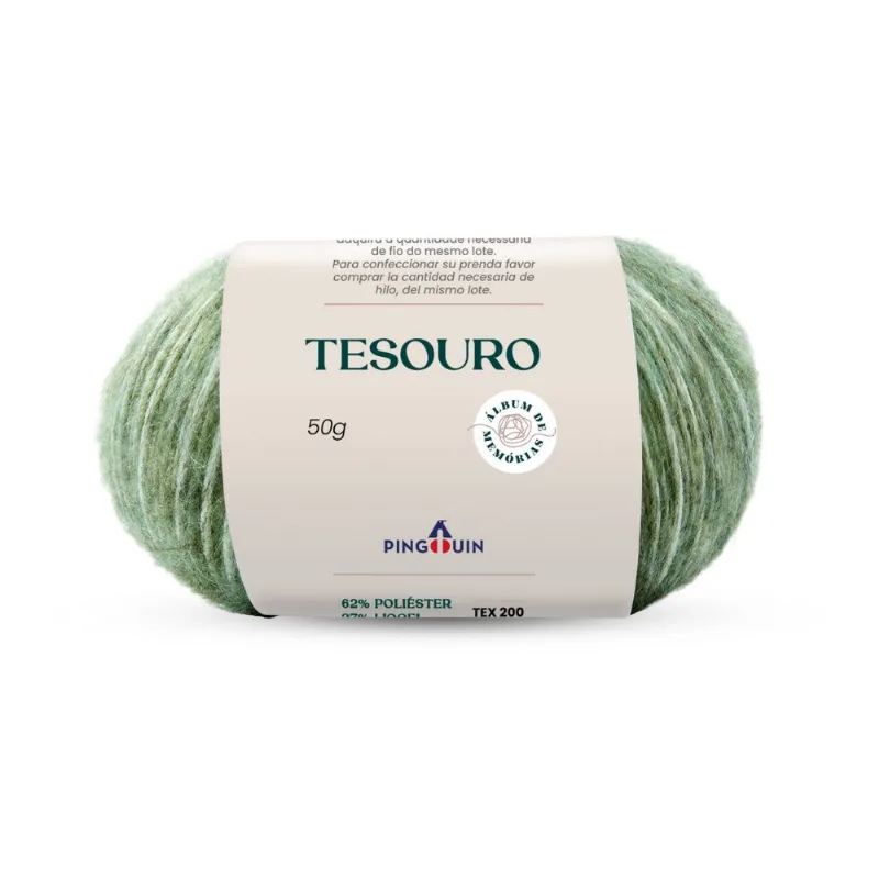 Linha Inv Tesouro 62%poliester 27%liocel 50g Berilio 9222
