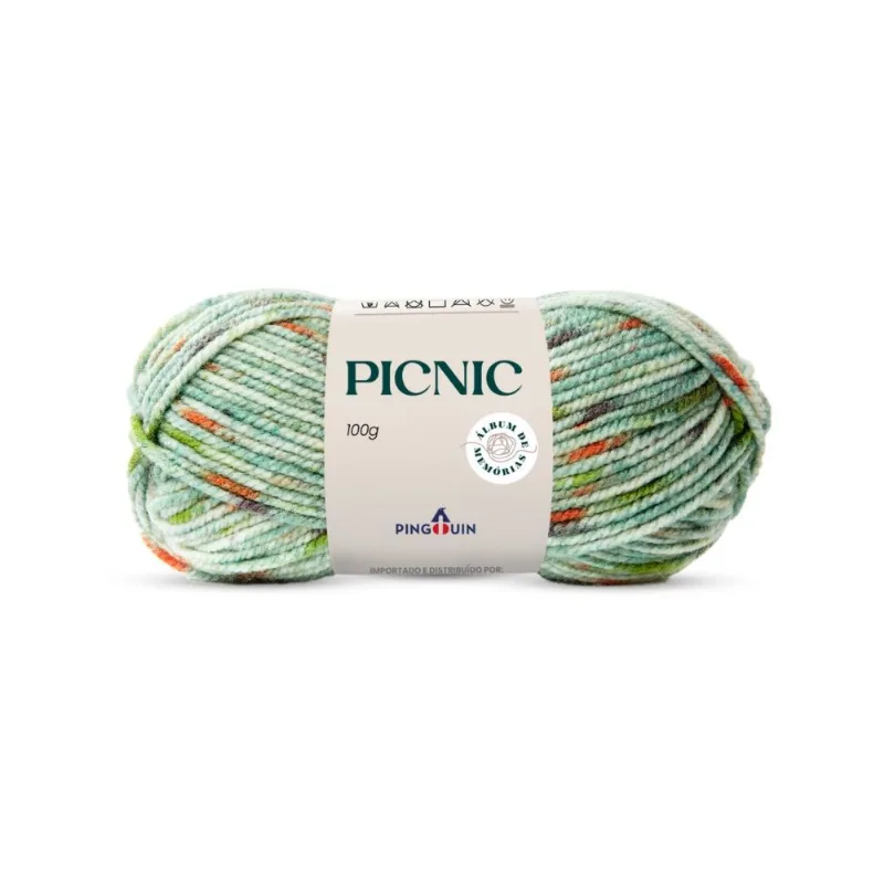 Linha Inv Picnic 100%acrilico 100gr Grama Verde - 9205