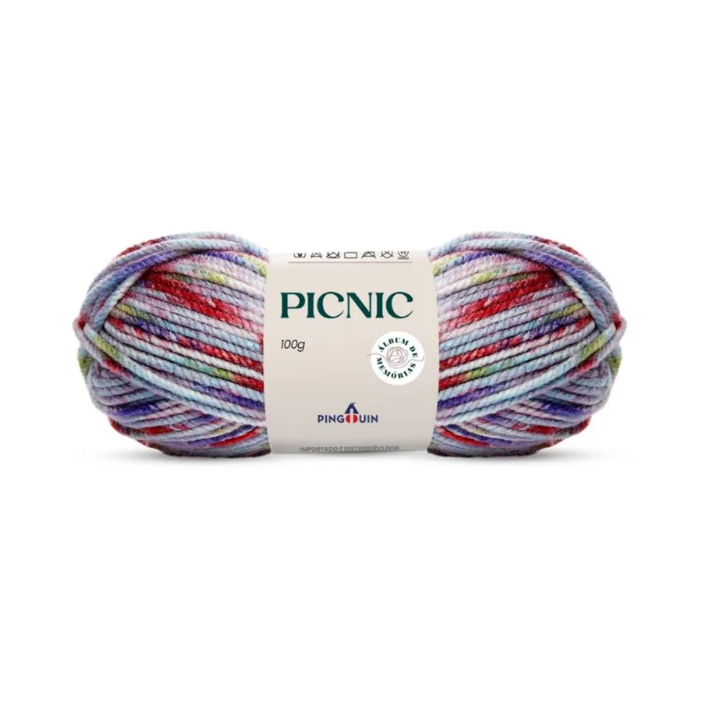 Linha Inv Picnic 100%acrilico 100gr Suco de Uva 9204