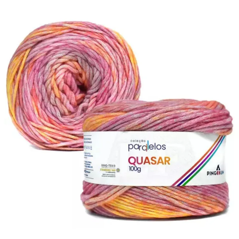 LINHA PINGOUIN QUASAR 61%ALGODAO 39%ACRILICO 100G CLUSTER