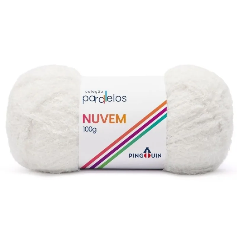 LINHA PINGOUIN NUVEM 100%POLIAMIDA 100G BRANCO