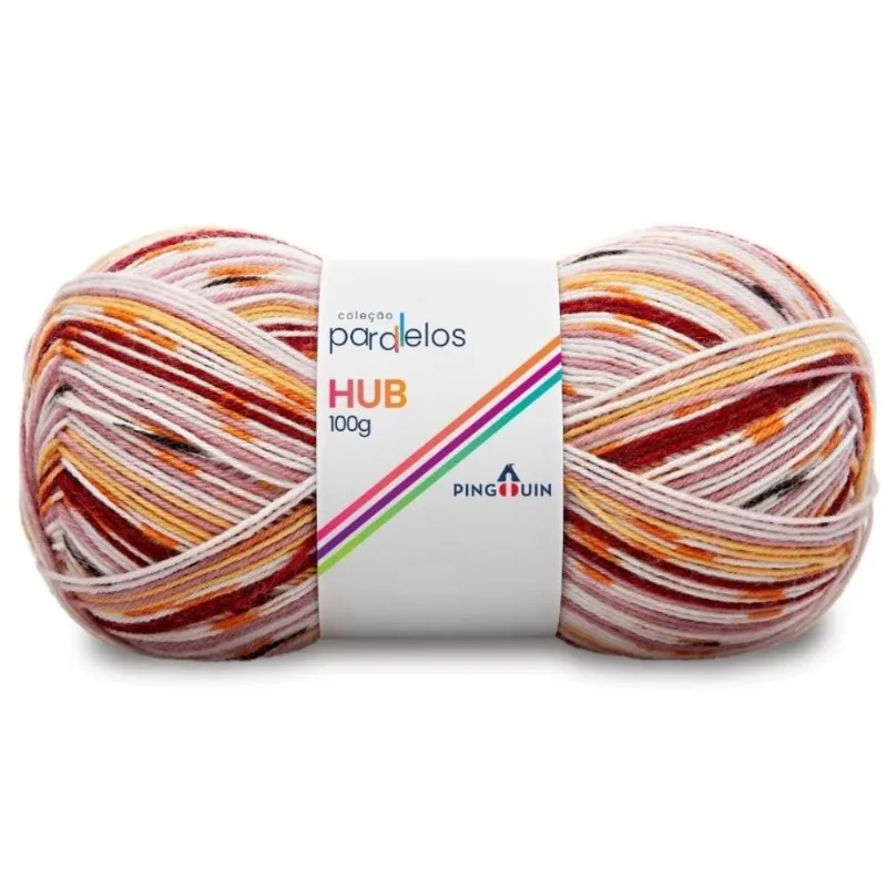 LINHA PINGOUIN HUB 70% ACRILICO 30%POLIESTER 100G RED BLEND