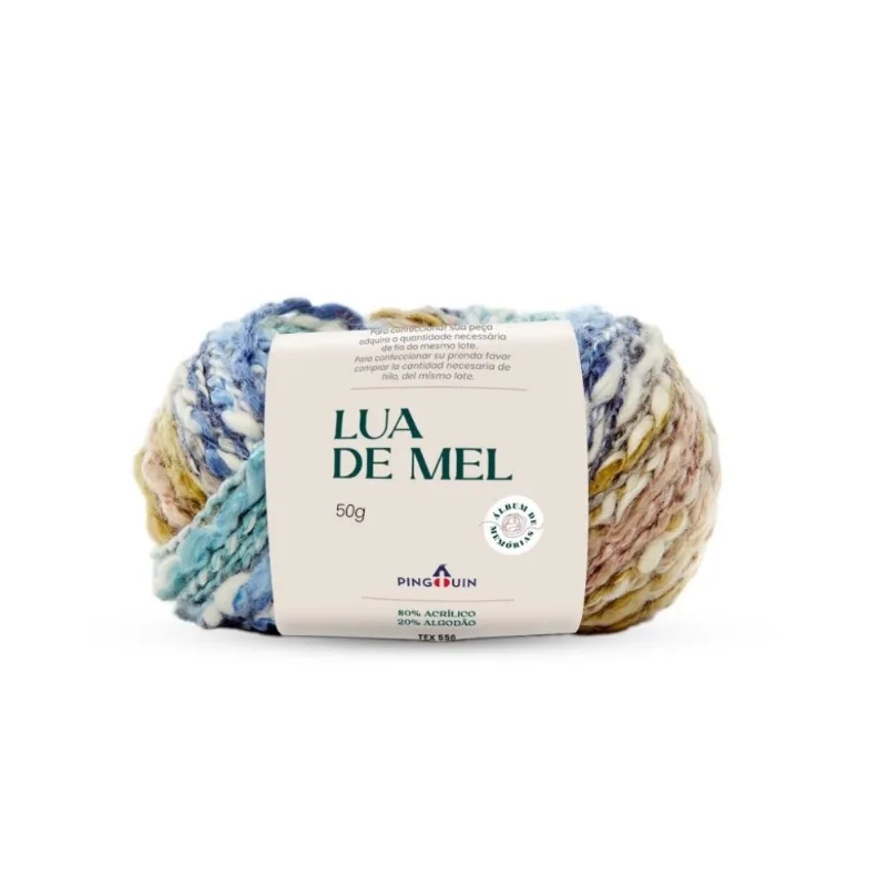 Linha Inv Lua de Mel 80% Acr 20% Alg 50g Veneza 9148