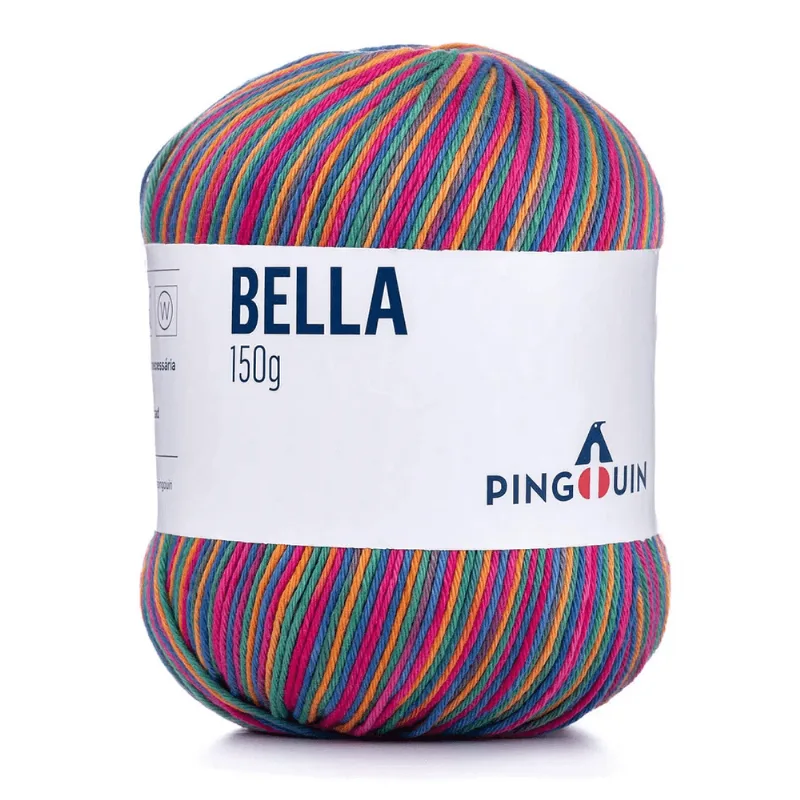 Linha Pingouin Bella Cores 100%alg Merc 150g 9138 LOLLIPOP MIX