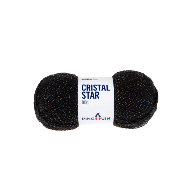 Linha Ping Inv Cristal Star 100g 852-02 Preto Mlt