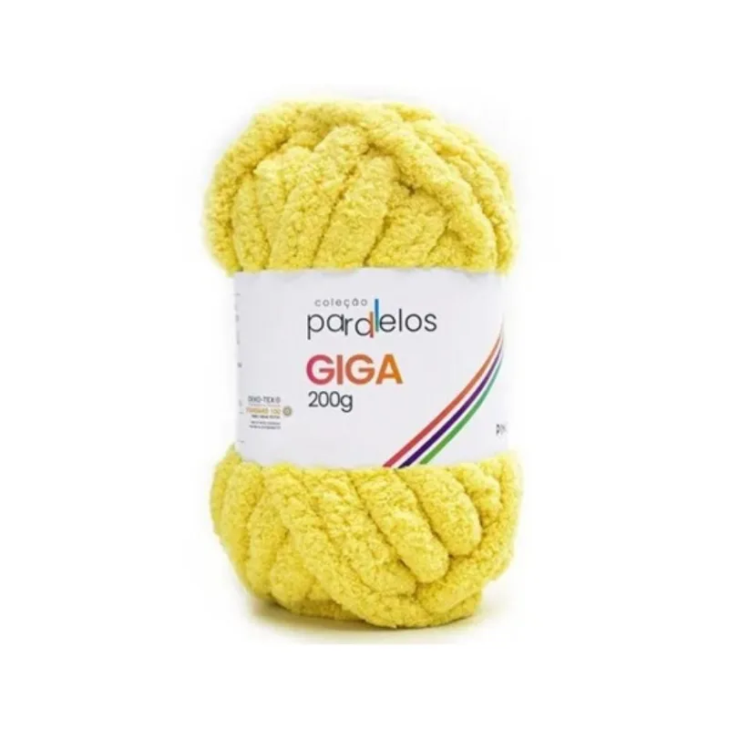 Linha Pingouin Giga 100%poliester 200g Yellobyte