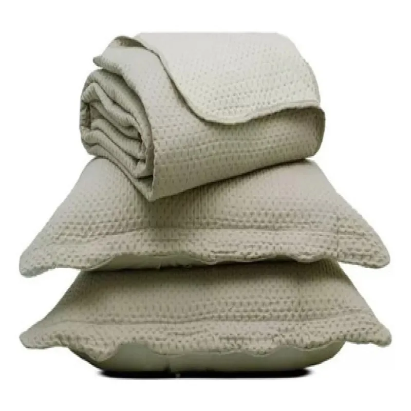 Kit colcha casal 2,20M X 2,40M essence - camurca