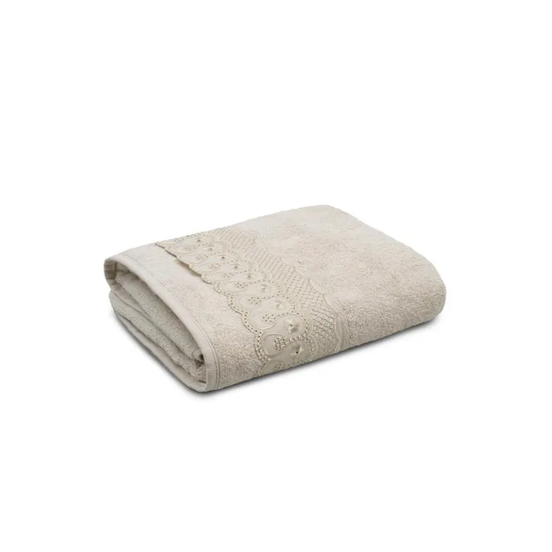 Toalha Rosto 45X68Cm Bordare Bege Glace Appel - APPEL