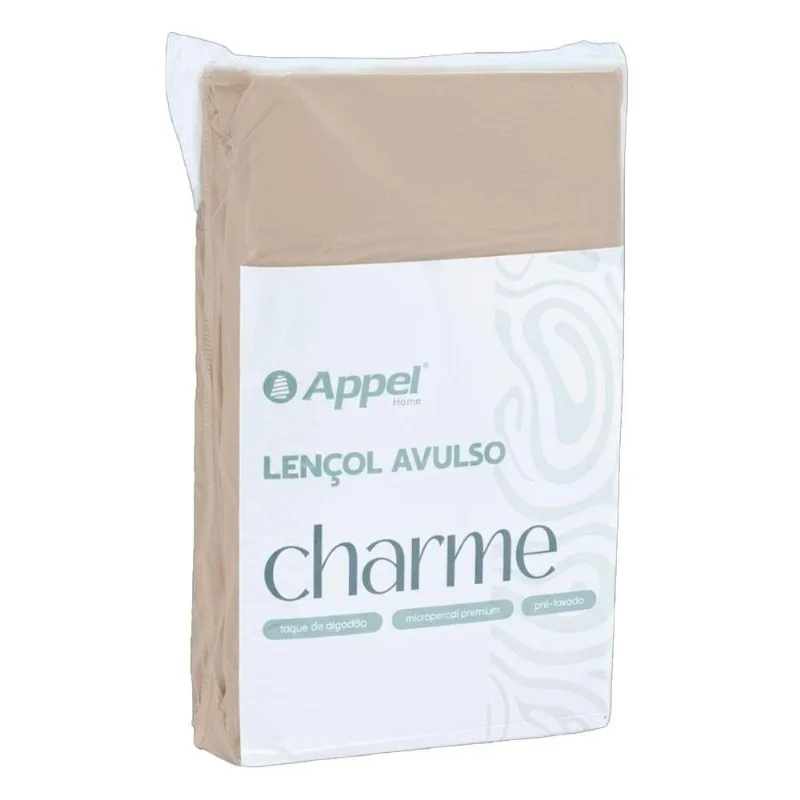 Lençol Com Elástico Queen Appel Charme Nature (MP) - APPEL