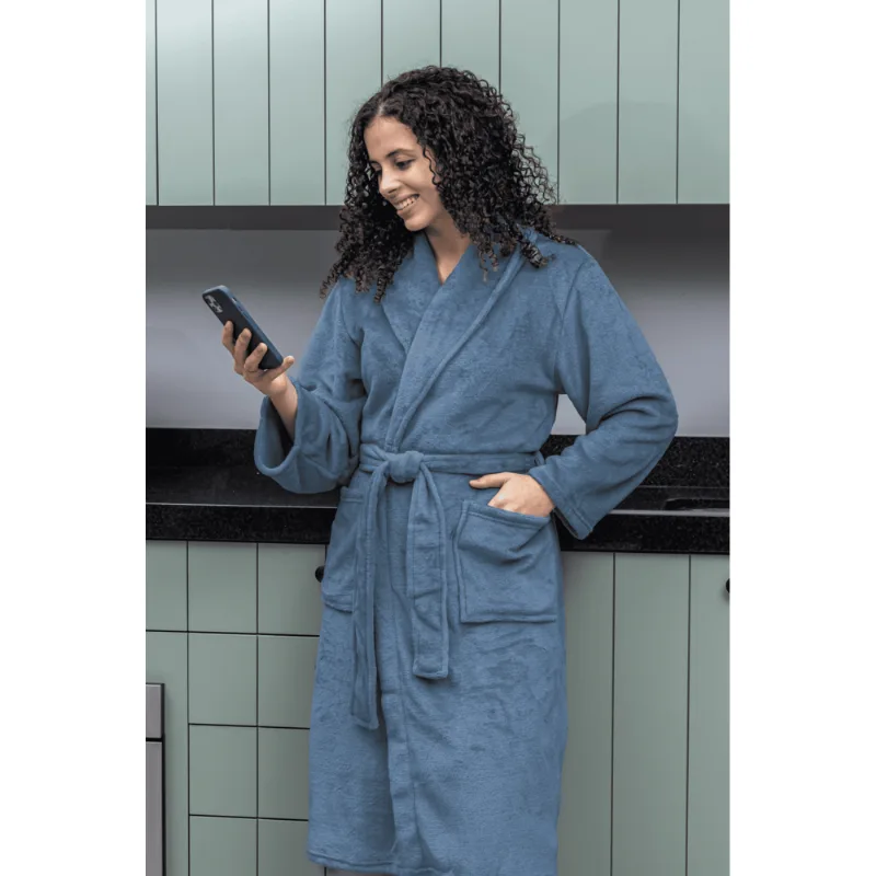 Roupão Appel Charme M Azul Denim
