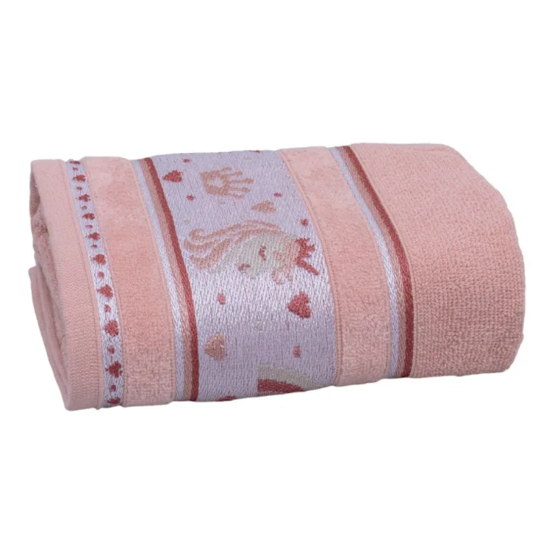 Toalha De Banho Appel Soft Kids Unicórnio Love 68x110cm Rosé (MP)
