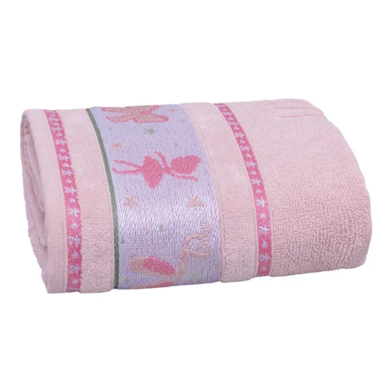 Toalha De Banho Appel Soft Kids Bailarina 68x110cm Rosa (MP) - APPEL