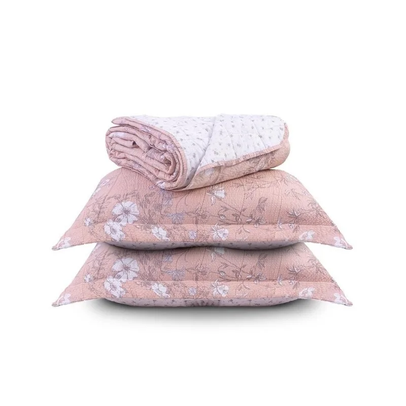 Kit Cobre Leito Casal 3 Peças Appel Dobby Adele (MP)