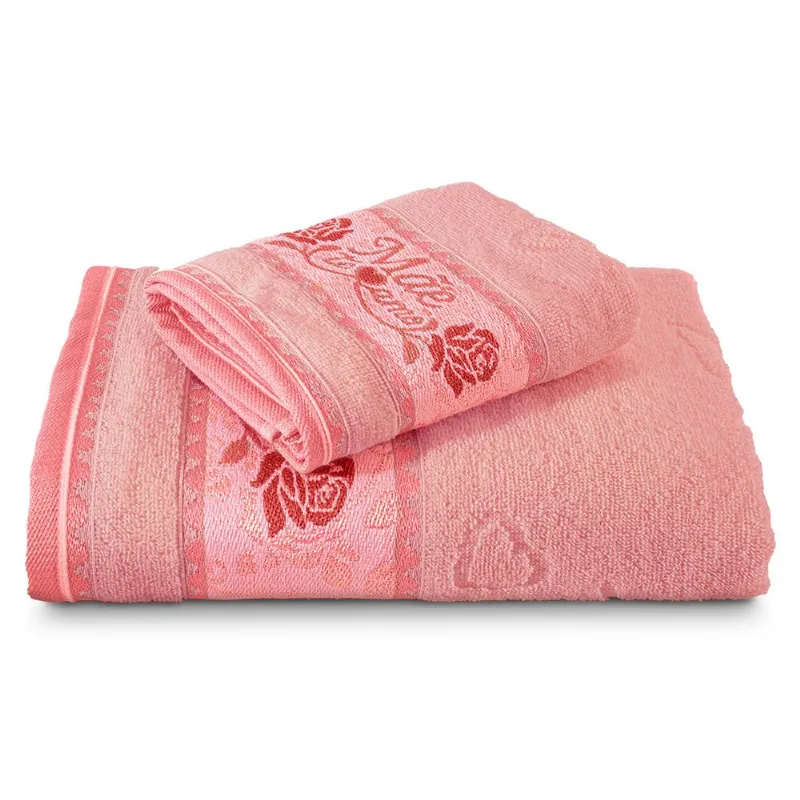 Jogo Toalha 2 Peças Appel Rosas Rose Misty (MP)