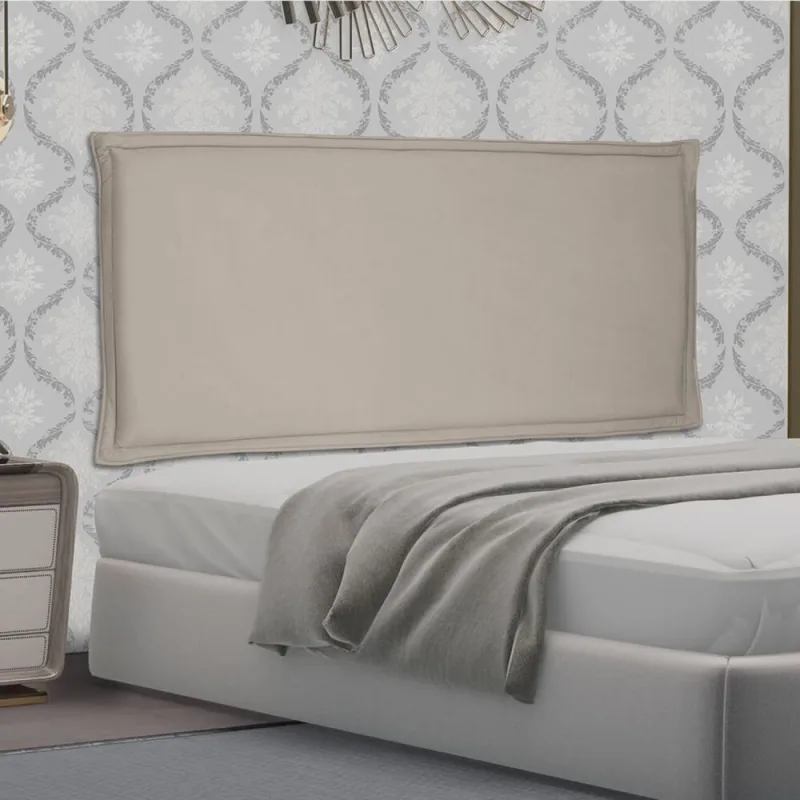 Cabeceira Suspensa Casal 140Cm Suede Veneza - Não Disponível