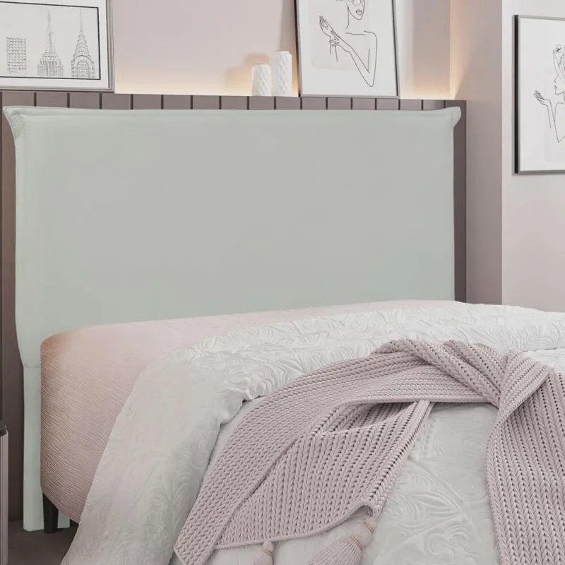 Cabeceira Casal 140Cm Veludo Veneza - Não Disponível