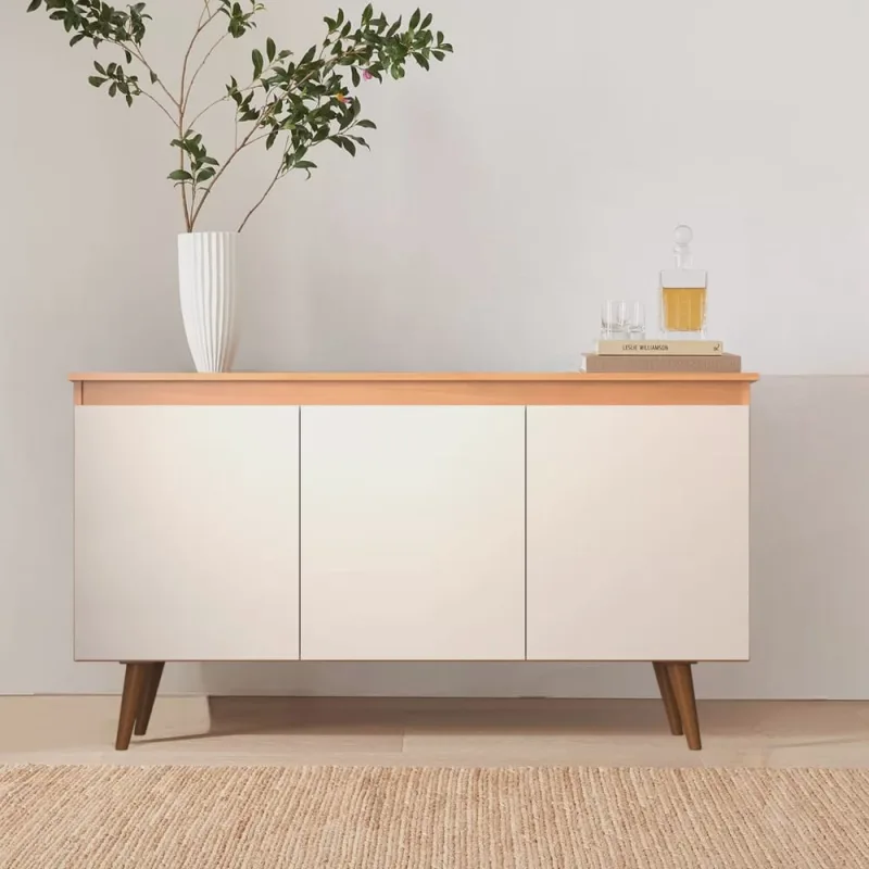 Buffet 3 Portas 136cm Retro Elza - Yescasa - Móveis