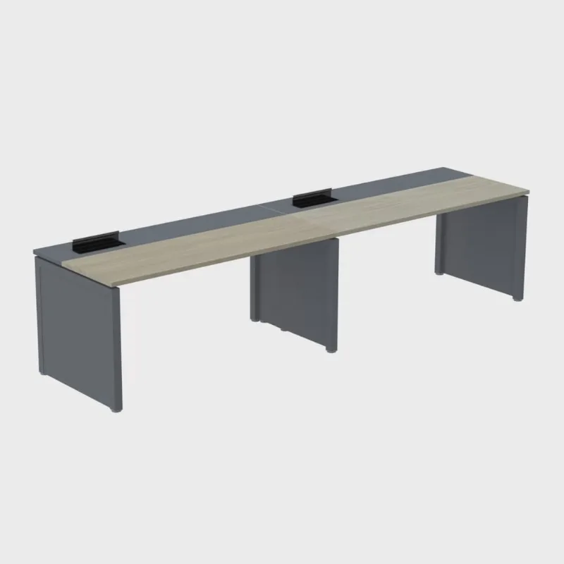 Mesa de Plataforma Simples para 2 Pessoas Corporativa 110x792/2p Pscpp110/792/2p