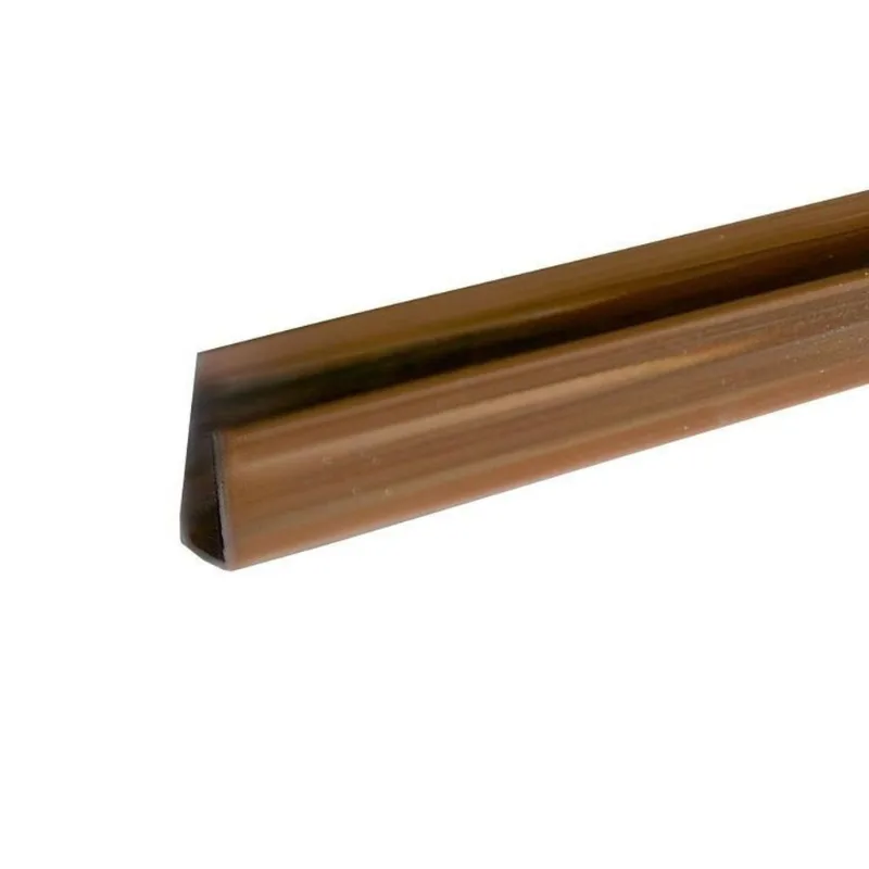 Kit 15 Caixas Com 150 M Acabamento Perfil "u" Para Forro Pvc 8mmx3cmx3,00m Bariri Imbuia