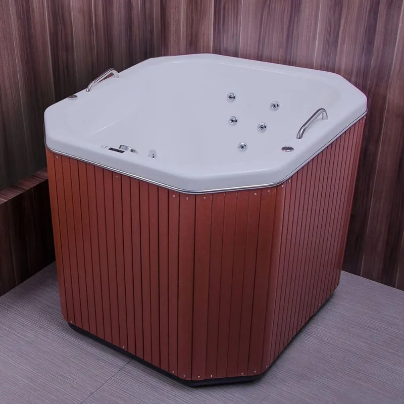 Banheira De Hidromassagem Em Gel Coat Ofurô Zen Gran Luxo Com Aquecedor 110 Cm - 230 Litros Astra - Branco
