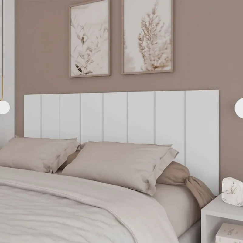 Cabeceira Liora Modulada Cama Box Queen 1,60m 8 Módulos Branco - Não Disponível - Móveis