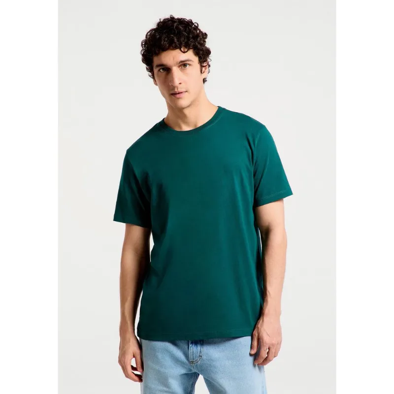 Camiseta Básica Masculina Comfort Super Cotton - Verde M