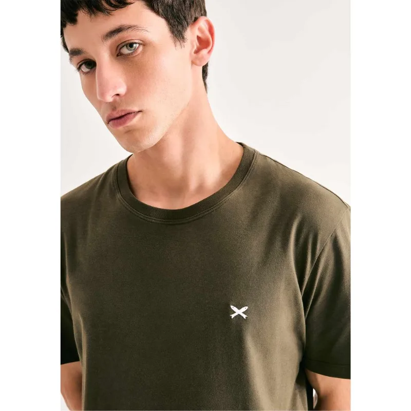 Camiseta Básica Masculina World Com Bordado - Verde M