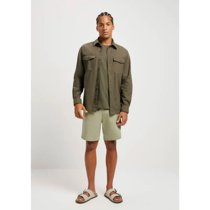 Camisa Masculina Manga Longa Regular Em Flanela - Verde XXG