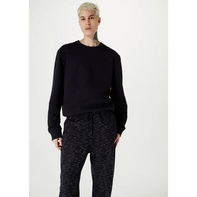 Calça Masculina Jogger Em Moletom Jet - Preto M