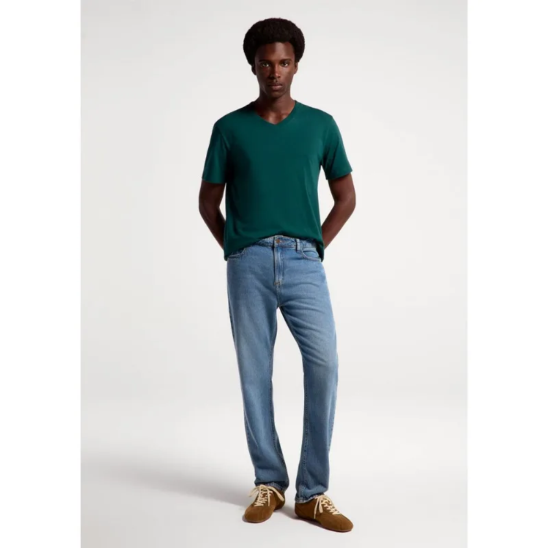 Calça Jeans Básica Masculina Reta - Azul 048