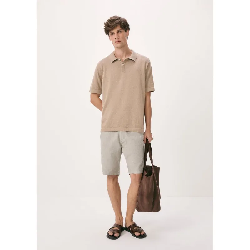 Bermuda Masculina Chino Fio Tinto - Cinza 044