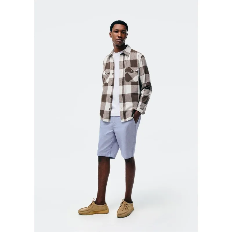 Bermuda Masculina Chino Fio Tinto - Azul 042